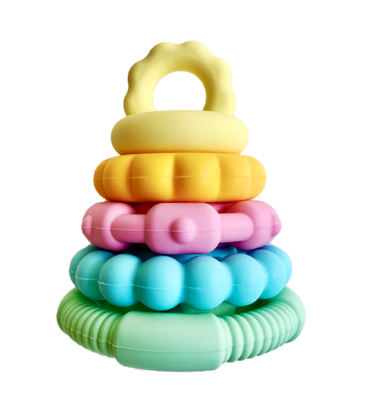 Rainbow Stacking & Teething Toy